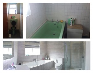 Old to New Bathroom
